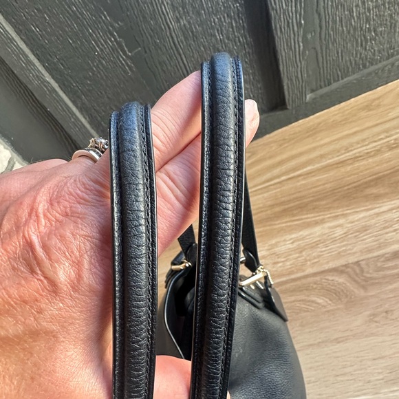 Coach Black Leather Shoulder Bag - Picture 5 of 13